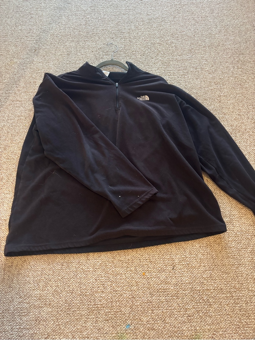 The North Face Black Half-Zip Fleece Top